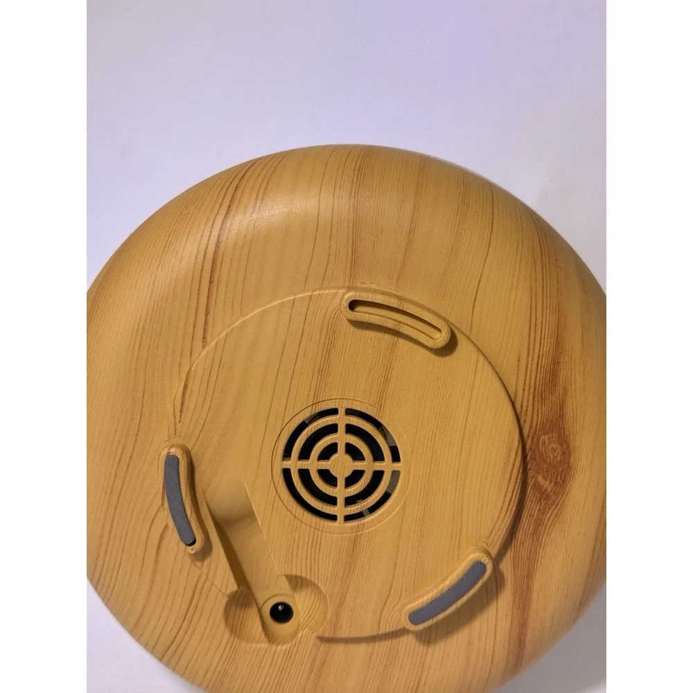 Ultrasonic Essential Oil Diffuser White‎ Bamboo Timer Mist AS IS